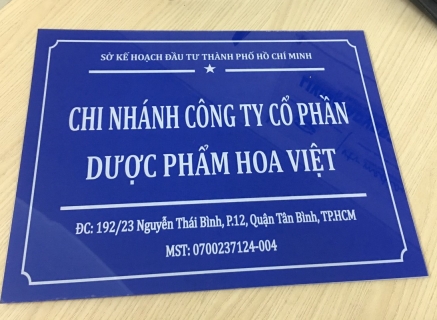 Làm Biển Mica Tại Vũng Tàu
