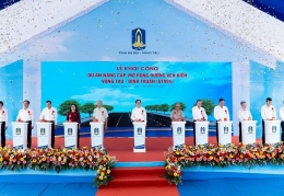Khởi công dự án Nâng cấp, mở rộng đường ven biển Vũng Tàu-Bình Thuận