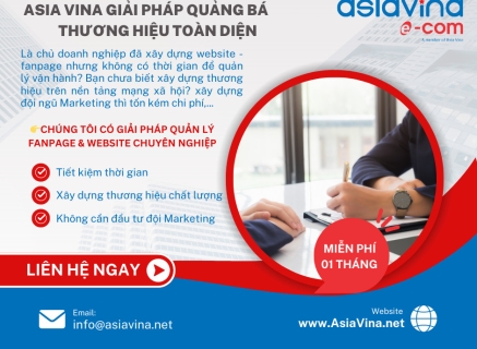 QUẢN LÝ FANPAGE VÀ WEBSITE CHUYÊN NGHIỆP - GIẢI PHÁP TỐI ƯU CHO DOANH NGHIỆP