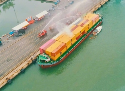 Bà Rịa - Vũng Tàu: Diễn tập chữa cháy, CNCH tại cụm Tân Cảng Cái Mép