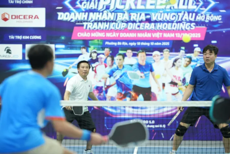200 vận động viên tranh giải Pickleball doanh nhân Bà Rịa - Vũng Tàu mở rộng
