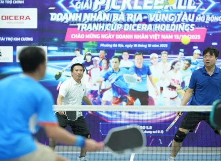 200 vận động viên tranh giải Pickleball doanh nhân Bà Rịa - Vũng Tàu mở rộng