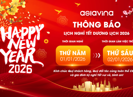 THÔNG BÁO LỊCH NGHỈ TẾT DƯƠNG LỊCH 2026