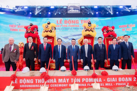 TÔN POMINA ĐỘNG THỔ NHÀ MÁY GIAI ĐOẠN 2