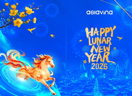 ASIA VINA CHÚC MỪNG NĂM MỚI XUÂN BÍNH NGỌ 2026