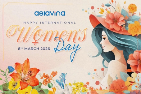 ASIA VINA CHÚC MỪNG NGÀY QUỐC TẾ PHỤ NỮ 8/3