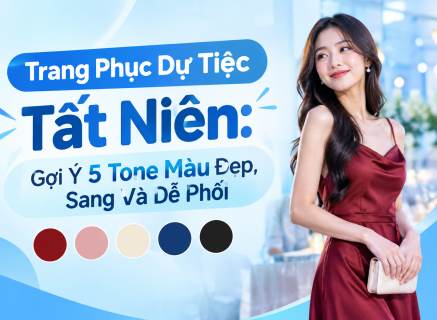 Trang Phục Dự Tiệc Tất Niên: Gợi Ý 5 Tone Màu Đẹp, Sang Và Dễ Phối
