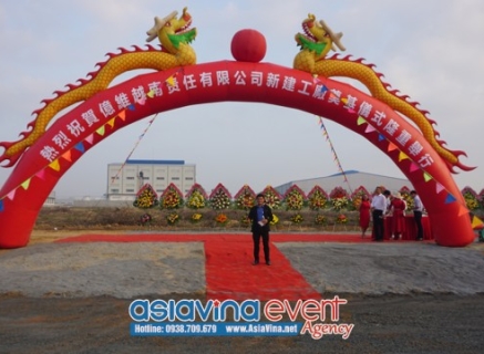 Cổng hơi sự kiện - Ấn tượng từ cái nhìn đầu tiên