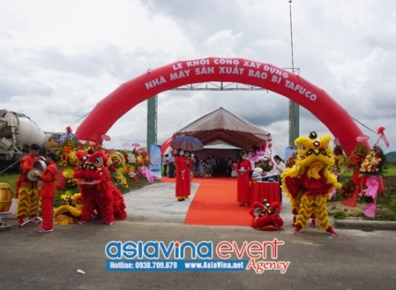 LỄ KHỞI CÔNG XÂY DỰNG NHÀ MÁY SẢN XUẤT BAO BÌ TAFUCO