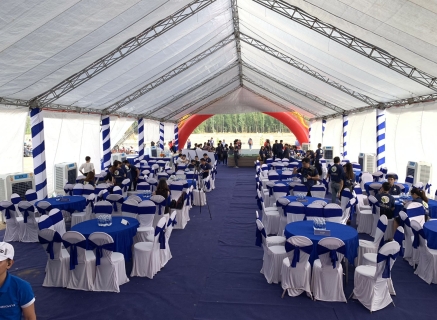 NHÀ BẠT KHÔNG GIAN ĐẲNG CẤP VÀ QUY MÔ CỦA SỰ KIỆN