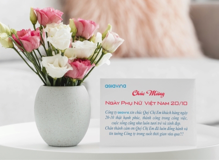 Chúc Mừng Ngày Phụ Nữ Việt Nam 20/10