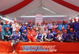 Sự Kiện Chúc Mừng “MÔT TRIỆU GIỜ AN TOÀN” Tại Gói Thầu A1 - Olefins Plant Project Nhà Máy Hóa Lọc Dầu Long Sơn