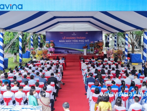 KHÁNH THÀNH NHÀ MÁY TÔN PHÚ MỸ