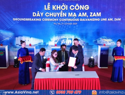 CÔNG TY TÔN TÂN PHƯỚC KHANH TỔ CHỨC LỄ KHỞI CÔNG DÂY CHUYỀN MẠ AM, ZAM