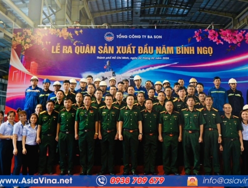 TỔNG CÔNG TY BA SON TỔ CHỨC LỄ RA QUÂN SẢN XUẤT ĐẦU NĂM 2026